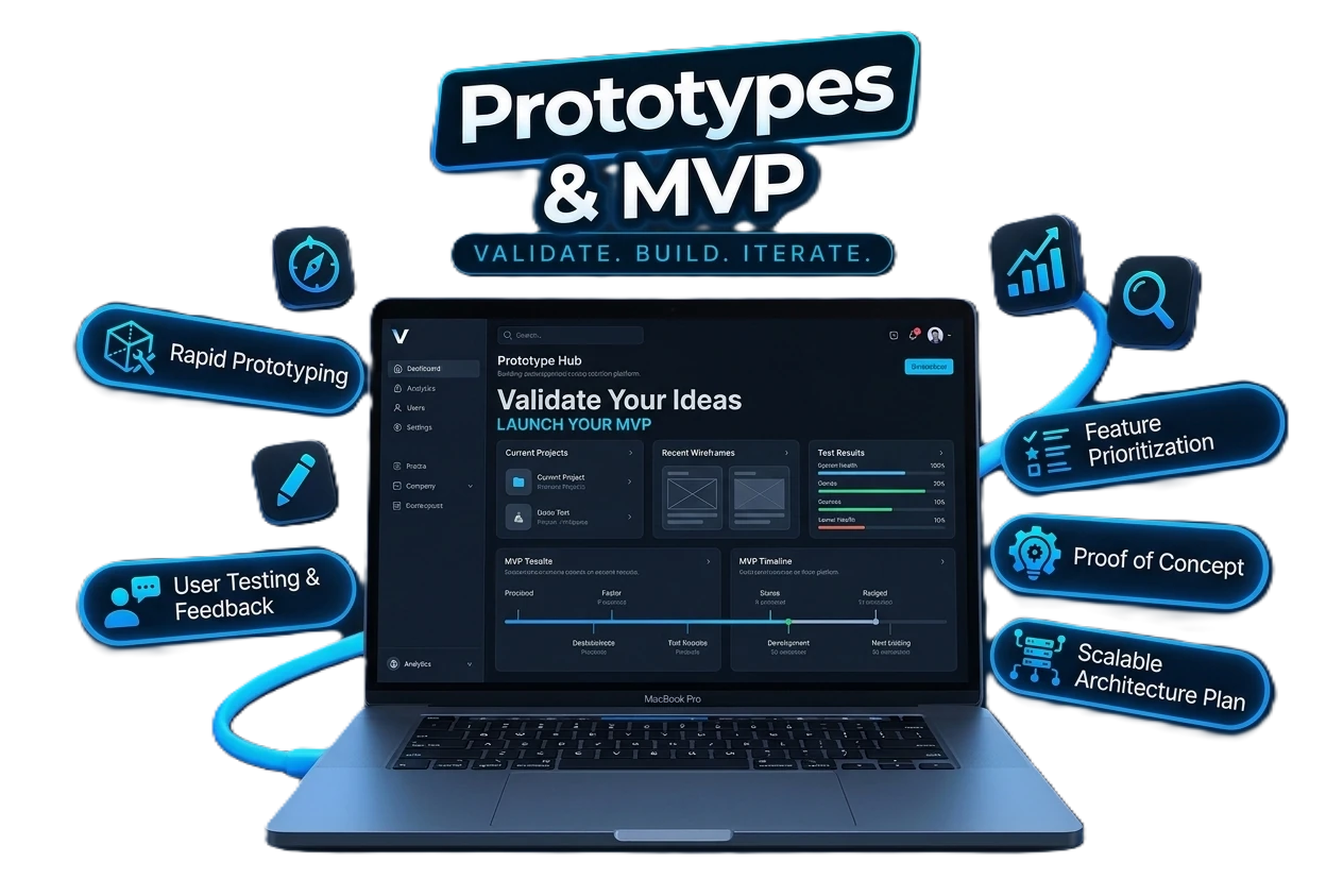 Prototypes et MVP, une interface de validation d'idee